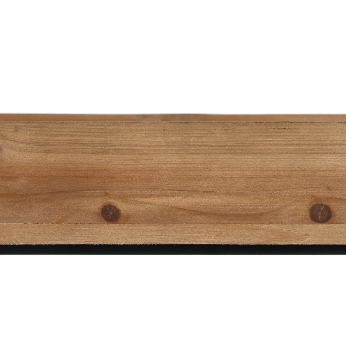 Scaffale Marrone Nero Legno Ferro 85 x 26 x 130 cm