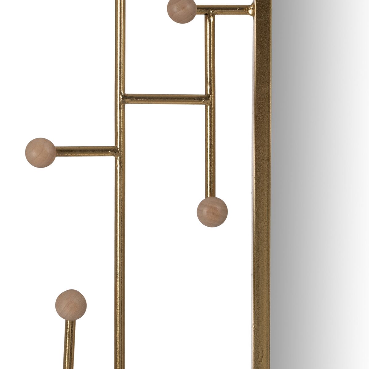 Specchio da parete Dorato Ferro 55 x 2,5 x 100 cm