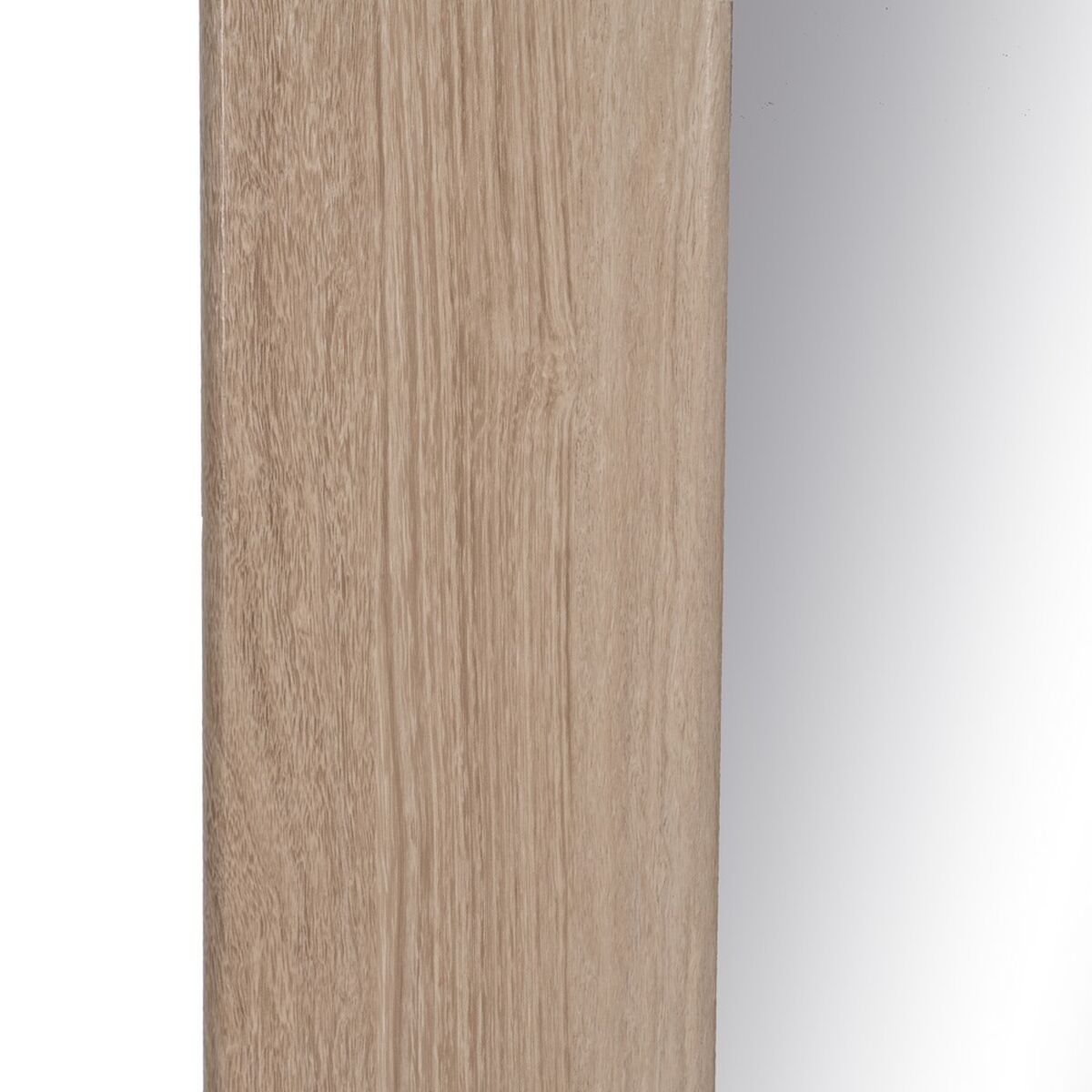 Specchio da parete Naturale Cristallo Legno MDF 50 x 2,2 x 85 cm