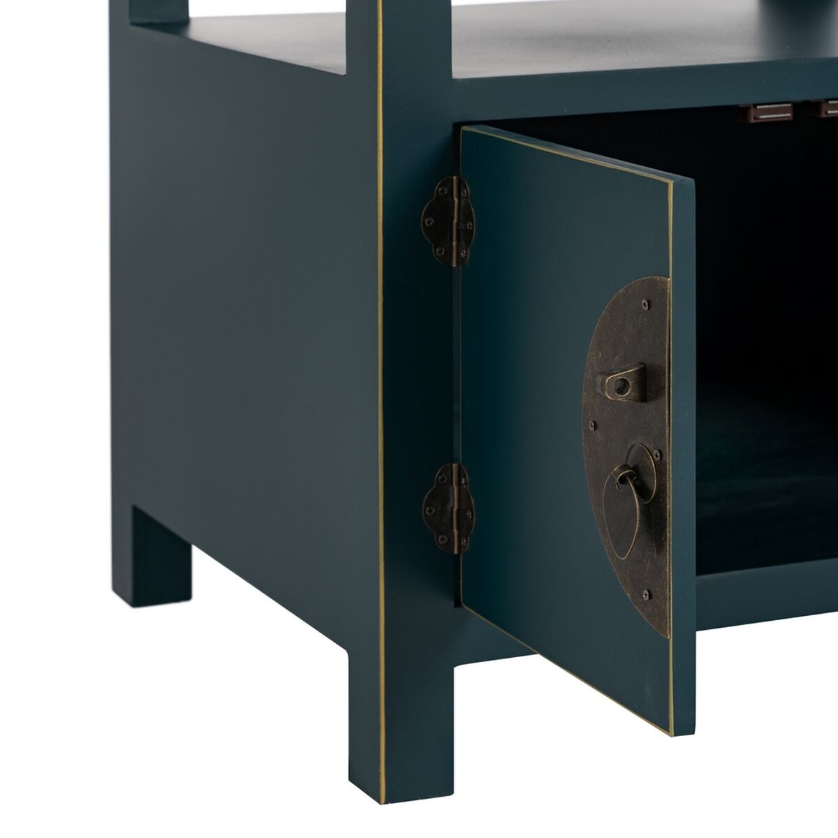 Comodino ORIENTE Azzurro Legno MDF 50 x 40 x 66 cm