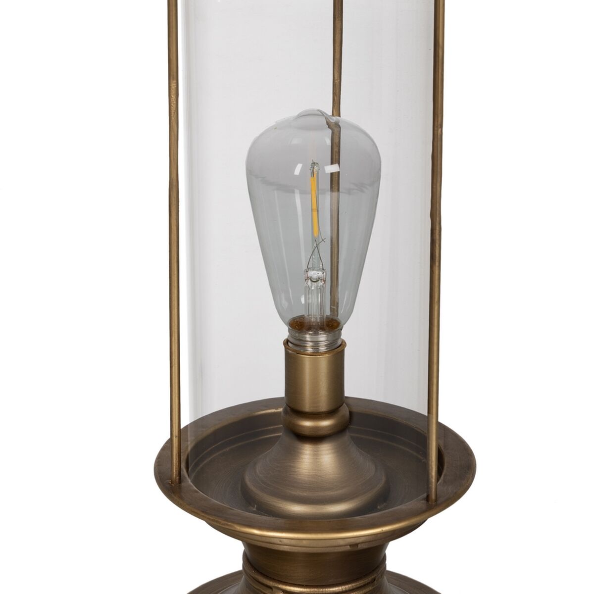 Lampada Dorato Cristallo Ferro 40 W 27 x 27 x 58 cm