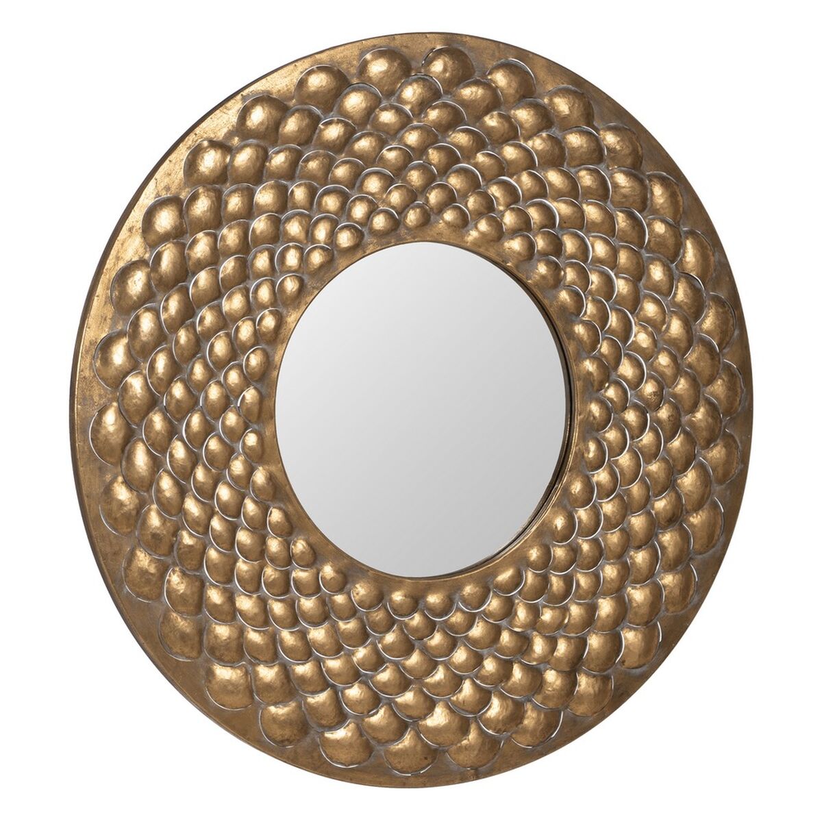 Specchio da parete Dorato Cristallo Ferro 81 x 3 x 81 cm
