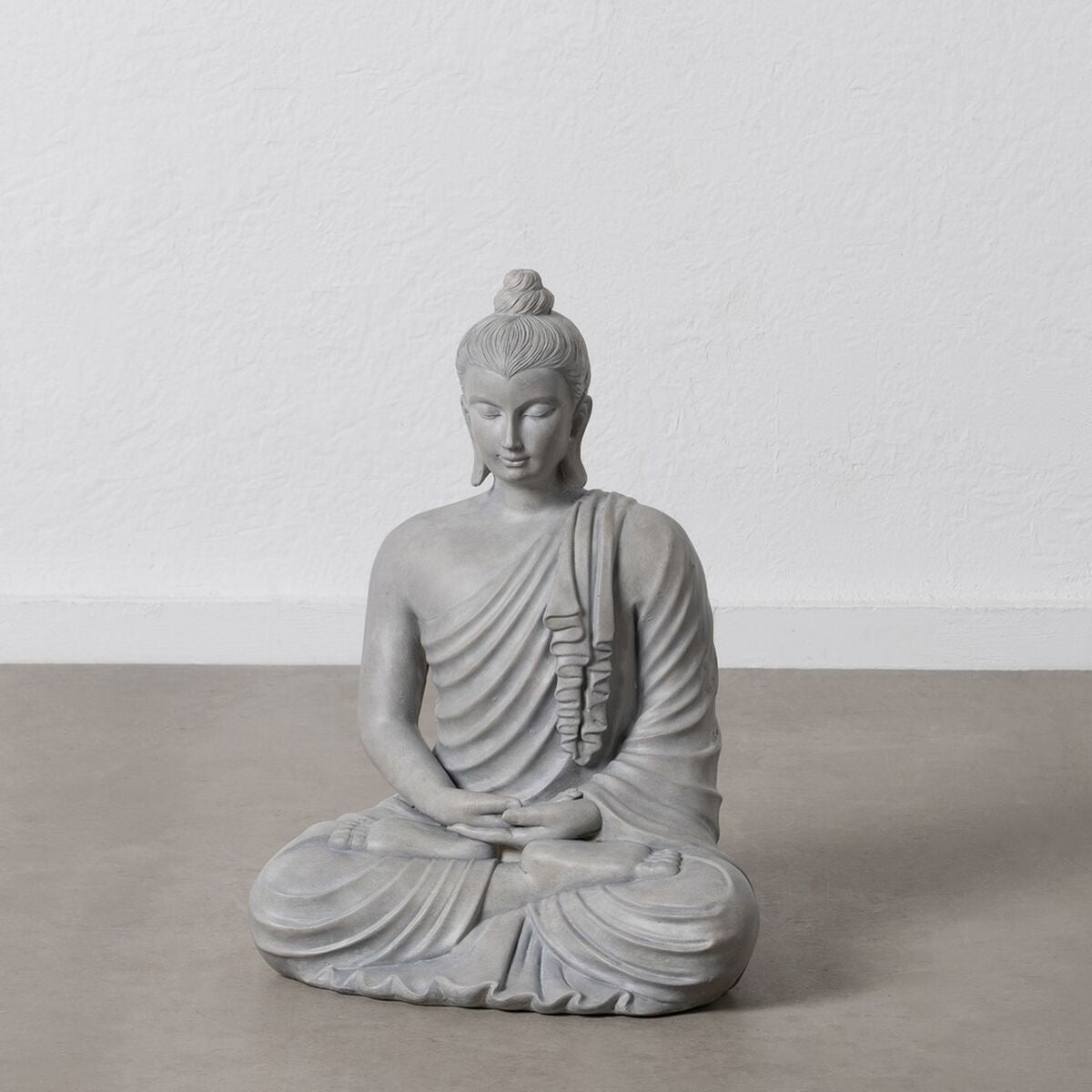 Scultura Buddha Grigio 46,3 x 34,5 x 61,5 cm