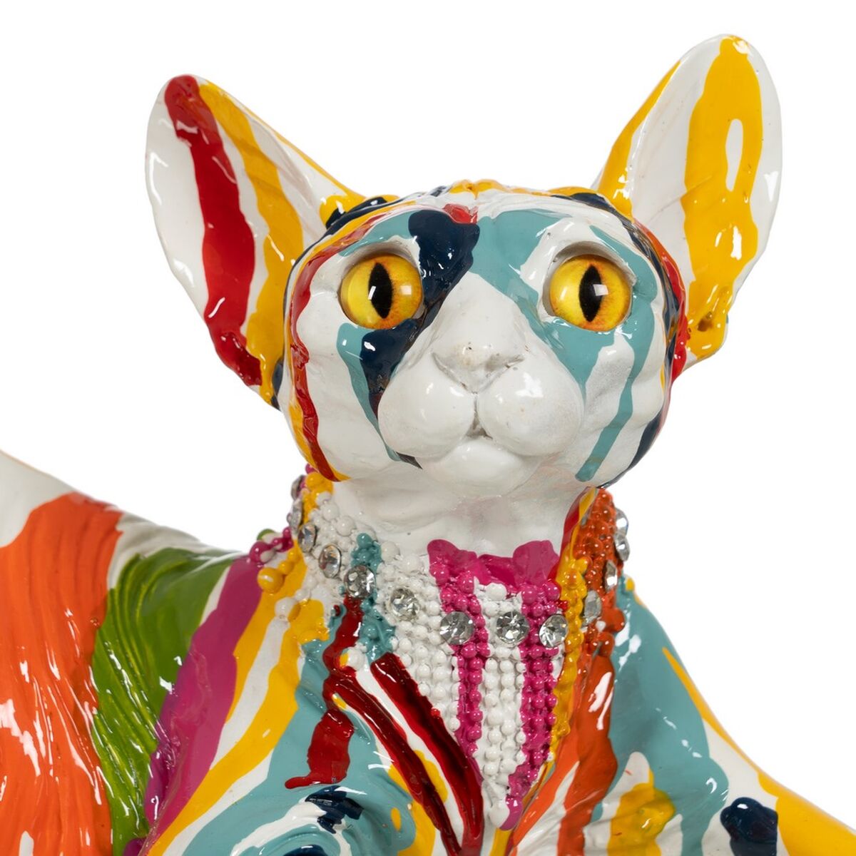 Statua Decorativa Gatto 33,5 x 15,5 x 15 cm