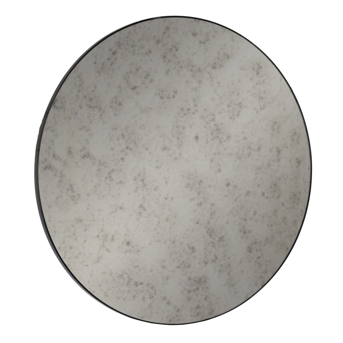 Specchio da parete Nero Cristallo Ferro 90 x 90 cm