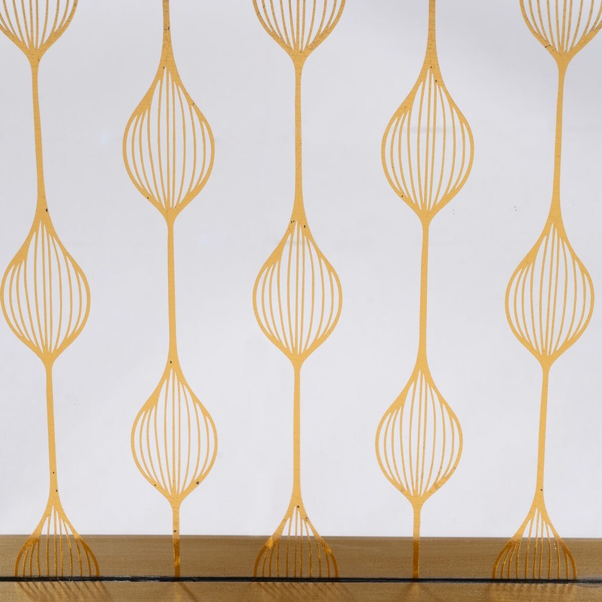 Vassoio per aperitivi Dorato PVC Cristallo 45 x 31 x 4,2 cm (2 Unità)