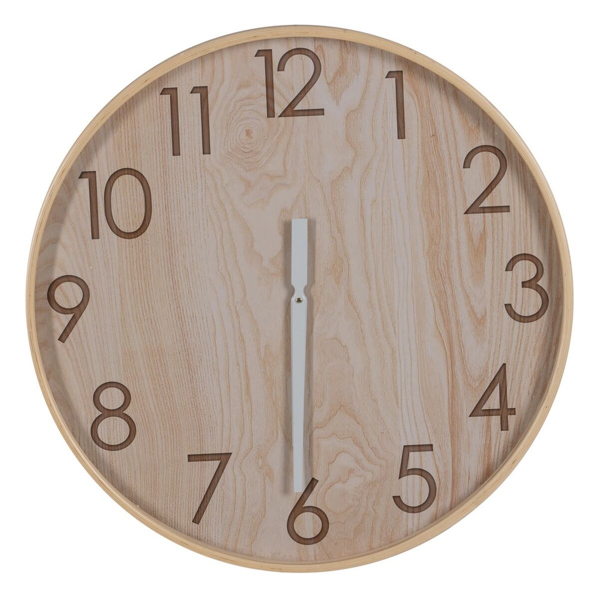 Orologio da Parete Naturale Legno 60 x 60 x 5,5 cm