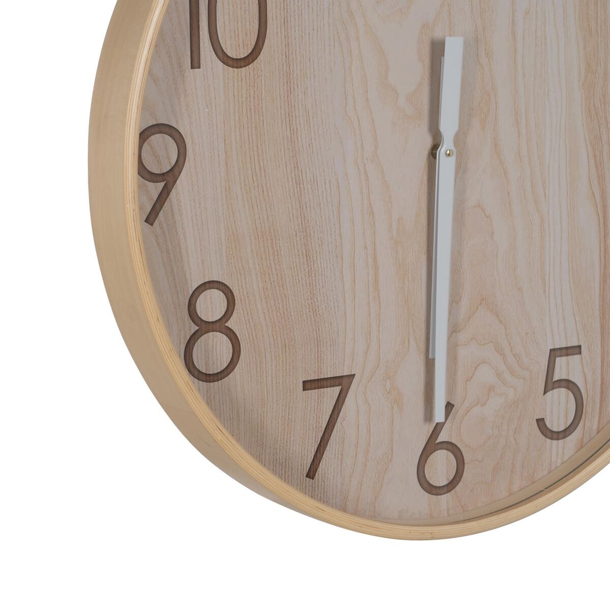 Orologio da Parete Naturale Legno 60 x 60 x 5,5 cm