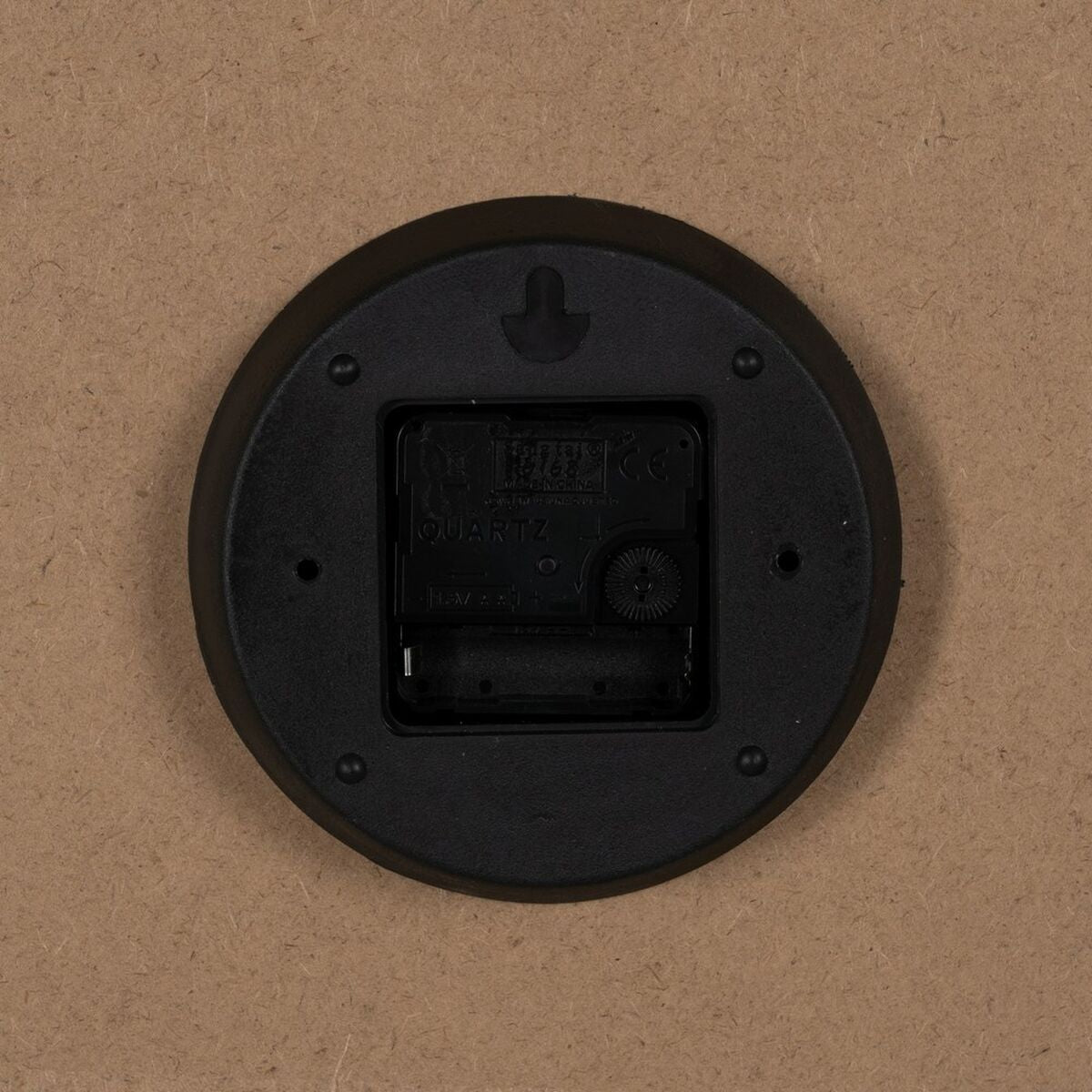 Orologio da Parete Bianco Nero Ferro 46 x 46 x 6 cm