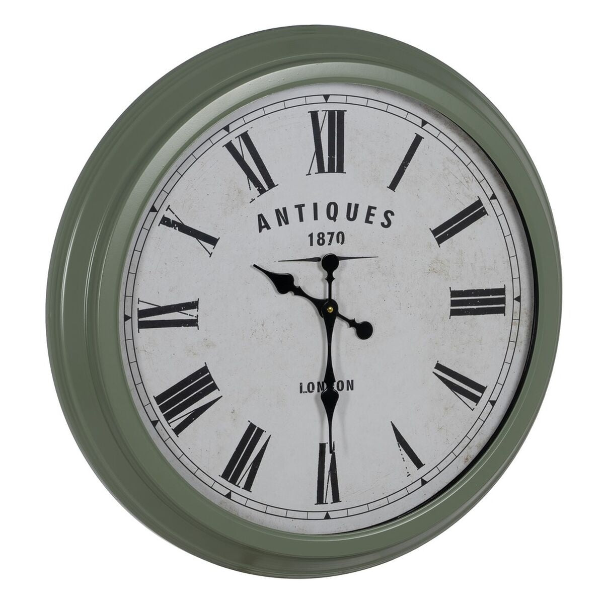 Orologio da Parete Verde Ferro 70 x 70 x 6,5 cm