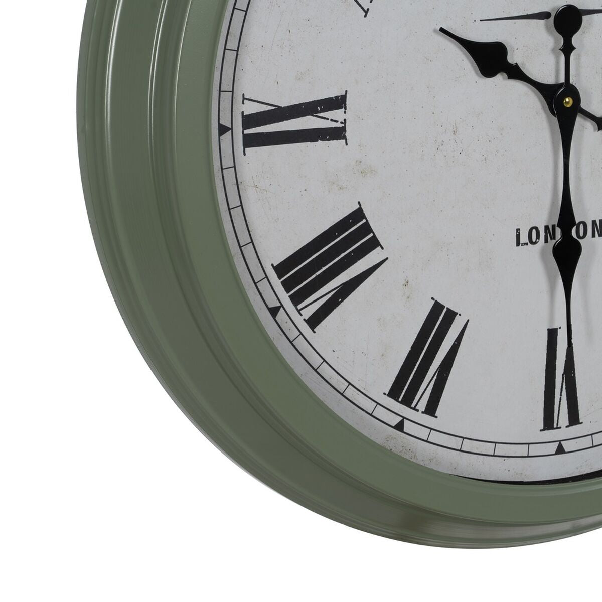 Orologio da Parete Verde Ferro 70 x 70 x 6,5 cm