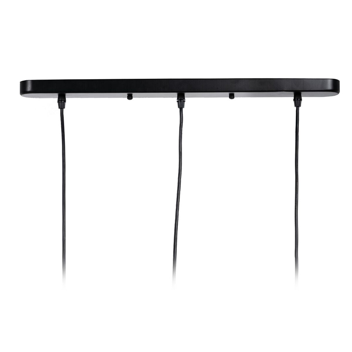 Lampadario Nero Naturale Ferro 220-240 V 77 x 27 x 92 cm