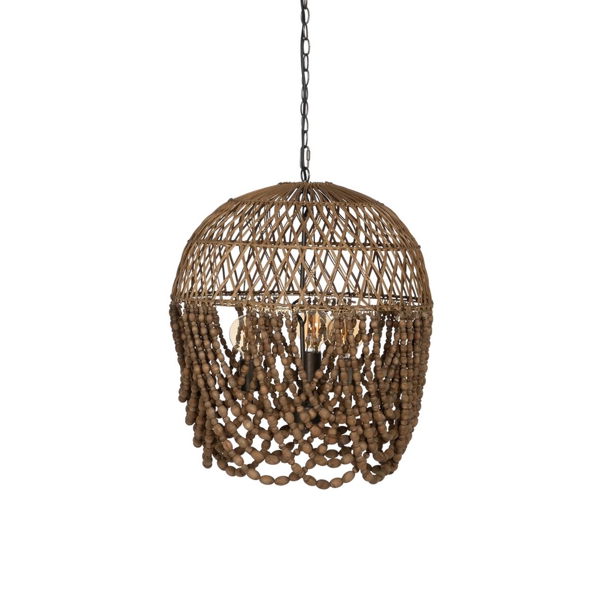 Lampadario Naturale Metallo 220-240 V 54 x 54 x 62 cm