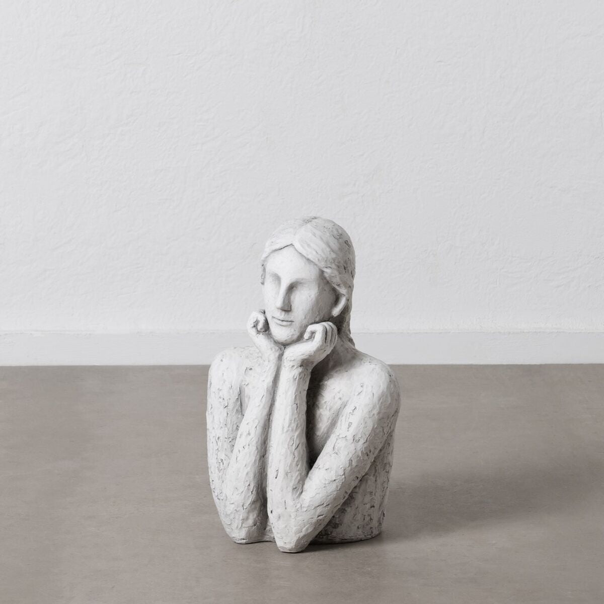 Busto Argilla Donna 35,5 x 27 x 55 cm
