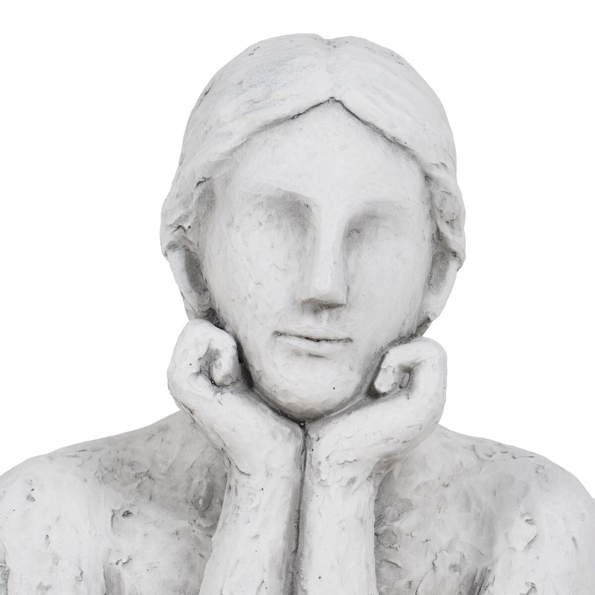 Busto Argilla Donna 35,5 x 27 x 55 cm
