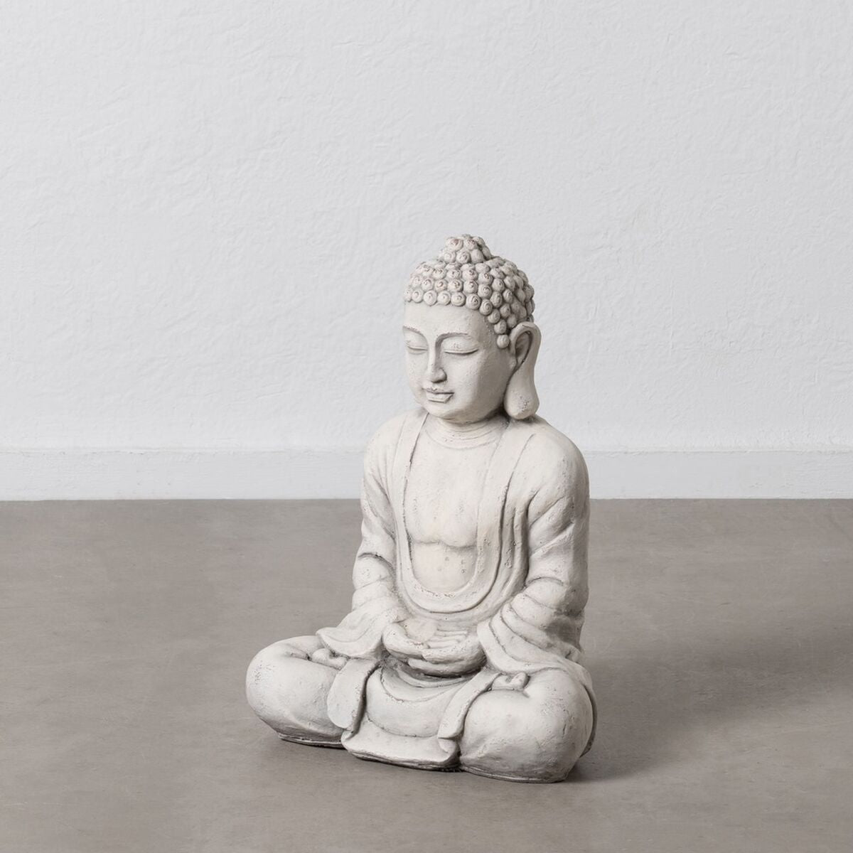 Scultura Buddha Grigio Etnico 44 x 27 x 58 cm