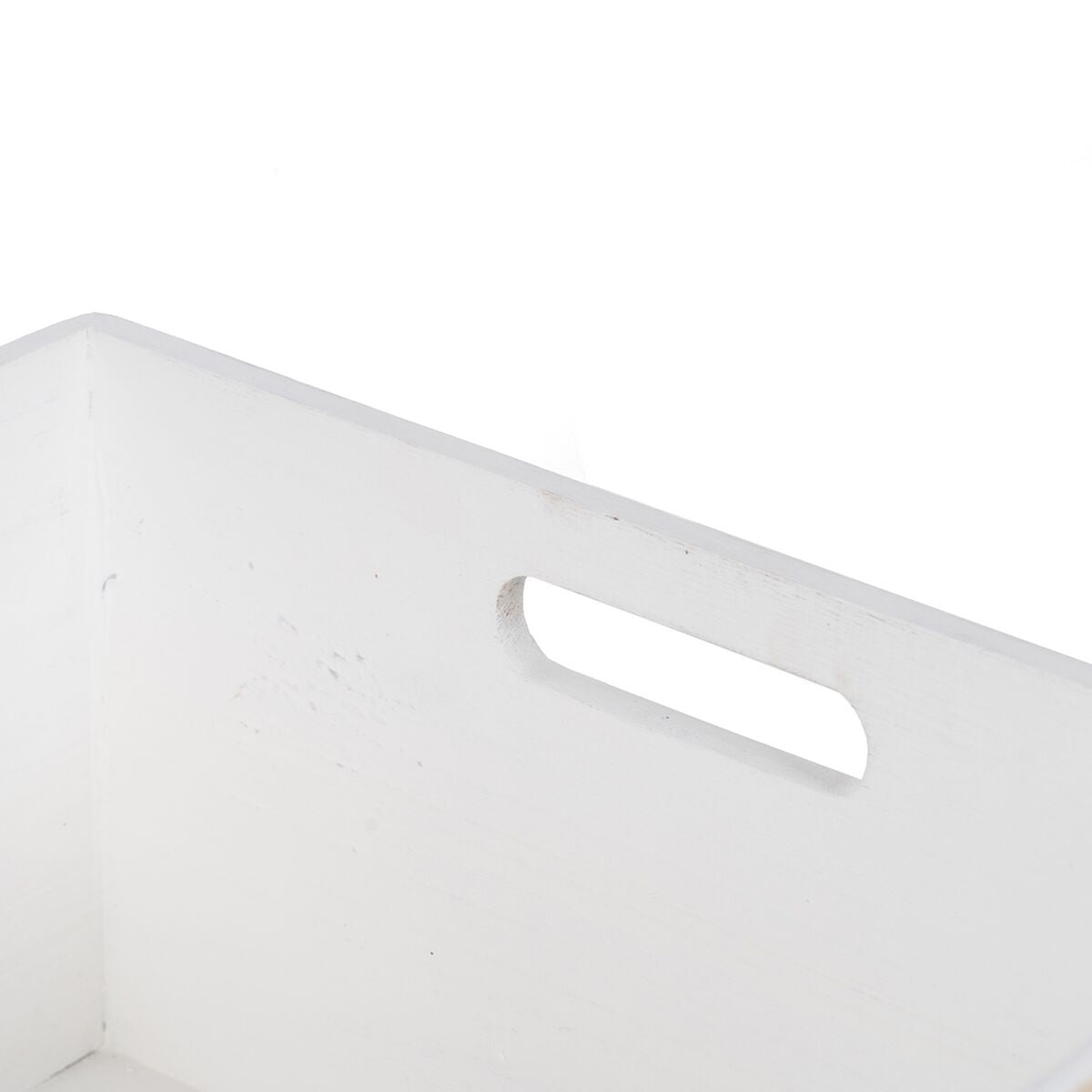 Set di Scatole Decorative Bianco Naturale Legno di paulownia 44 x 31 x 18 cm (3 Pezzi)