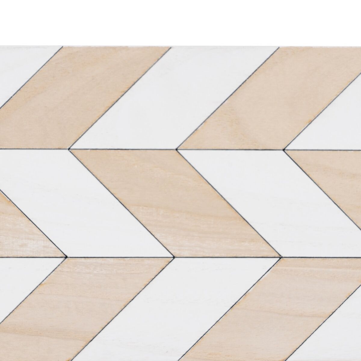 Set di Scatole Decorative Bianco Naturale Legno di paulownia 44 x 31 x 18 cm (3 Pezzi)