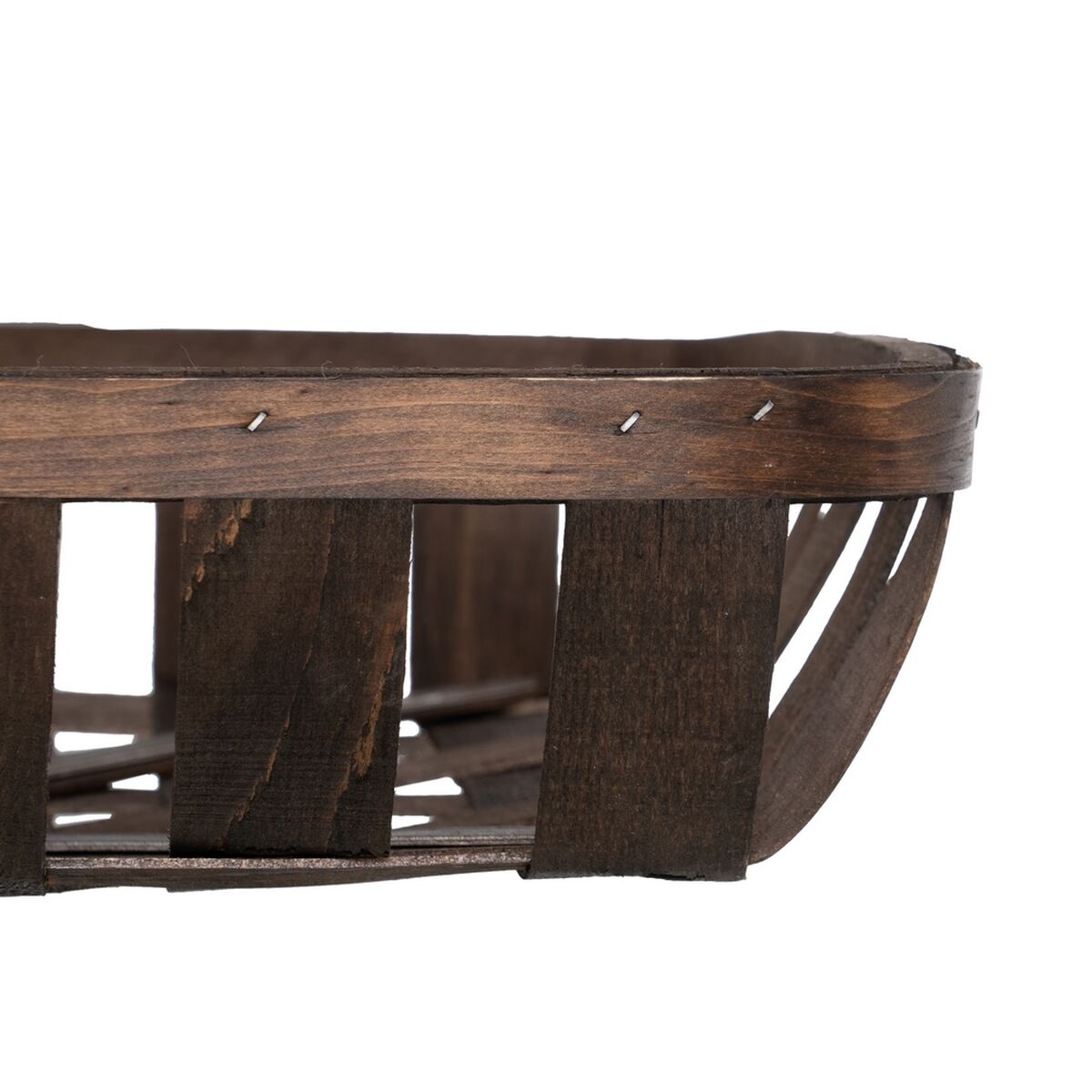 Set di Cestini Marrone Legno 52 x 52 x 11,5 cm (3 Unità)