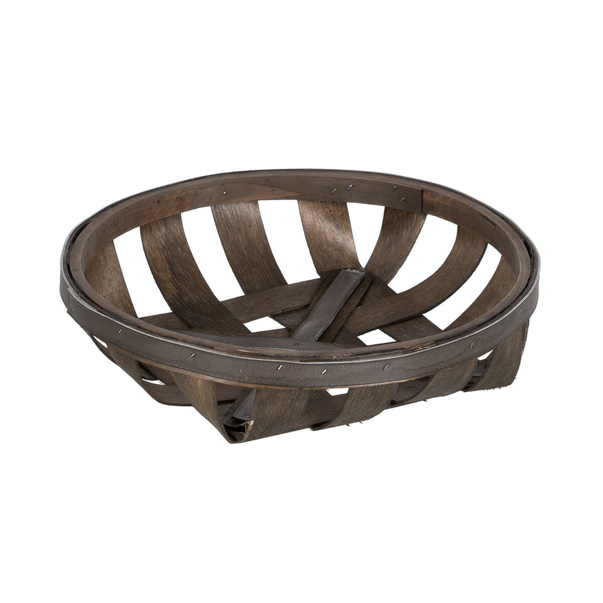 Set di Cestini Marrone Legno 51 x 51 x 9 cm (3 Unità)