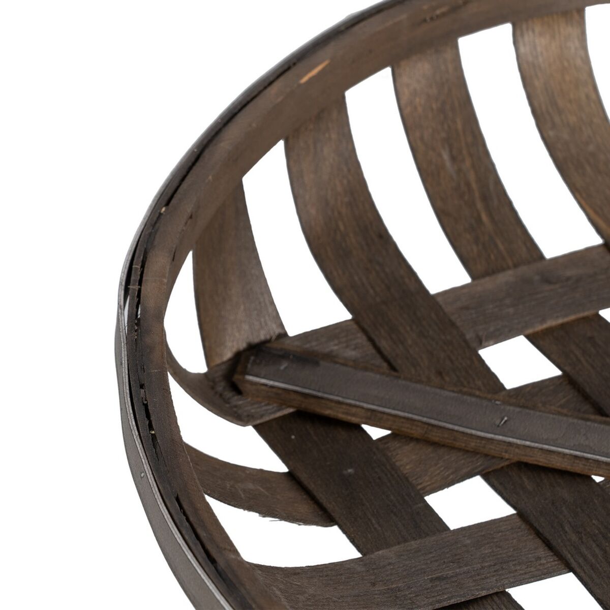 Set di Cestini Marrone Legno 51 x 51 x 9 cm (3 Unità)