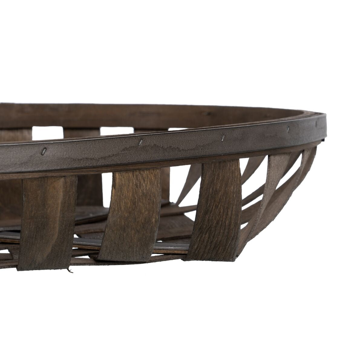 Set di Cestini Marrone Legno 51 x 51 x 9 cm (3 Unità)