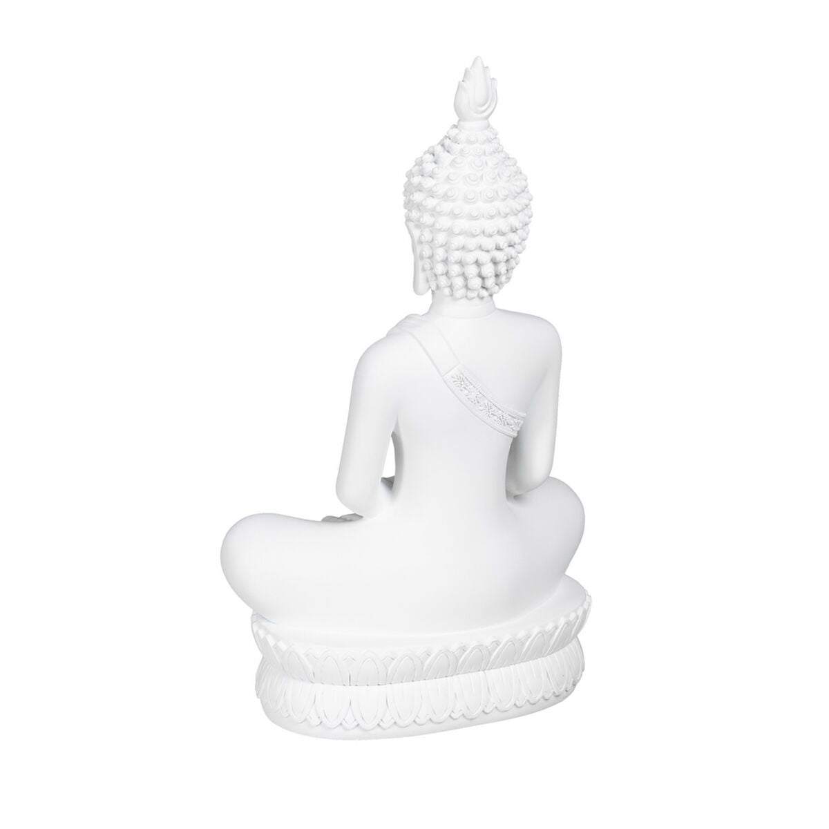Statua Decorativa Bianco Buddha 19,2 x 12 x 32,5 cm