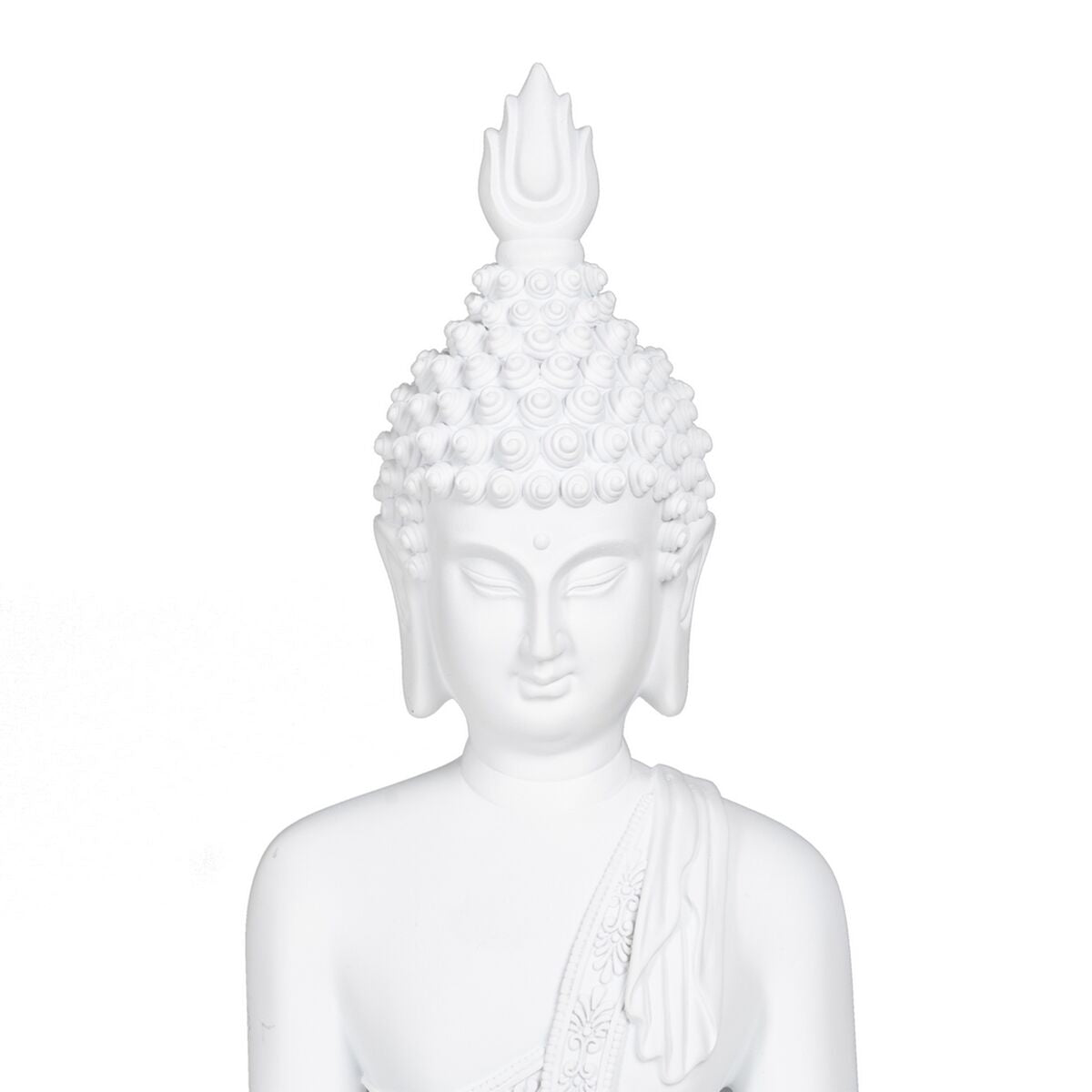 Statua Decorativa Bianco Buddha 19,2 x 12 x 32,5 cm
