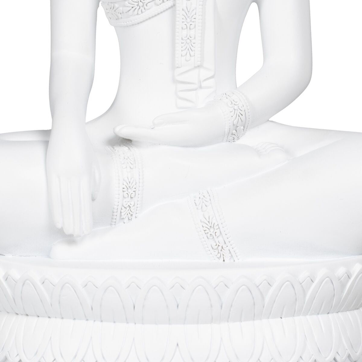 Statua Decorativa Bianco Buddha 19,2 x 12 x 32,5 cm