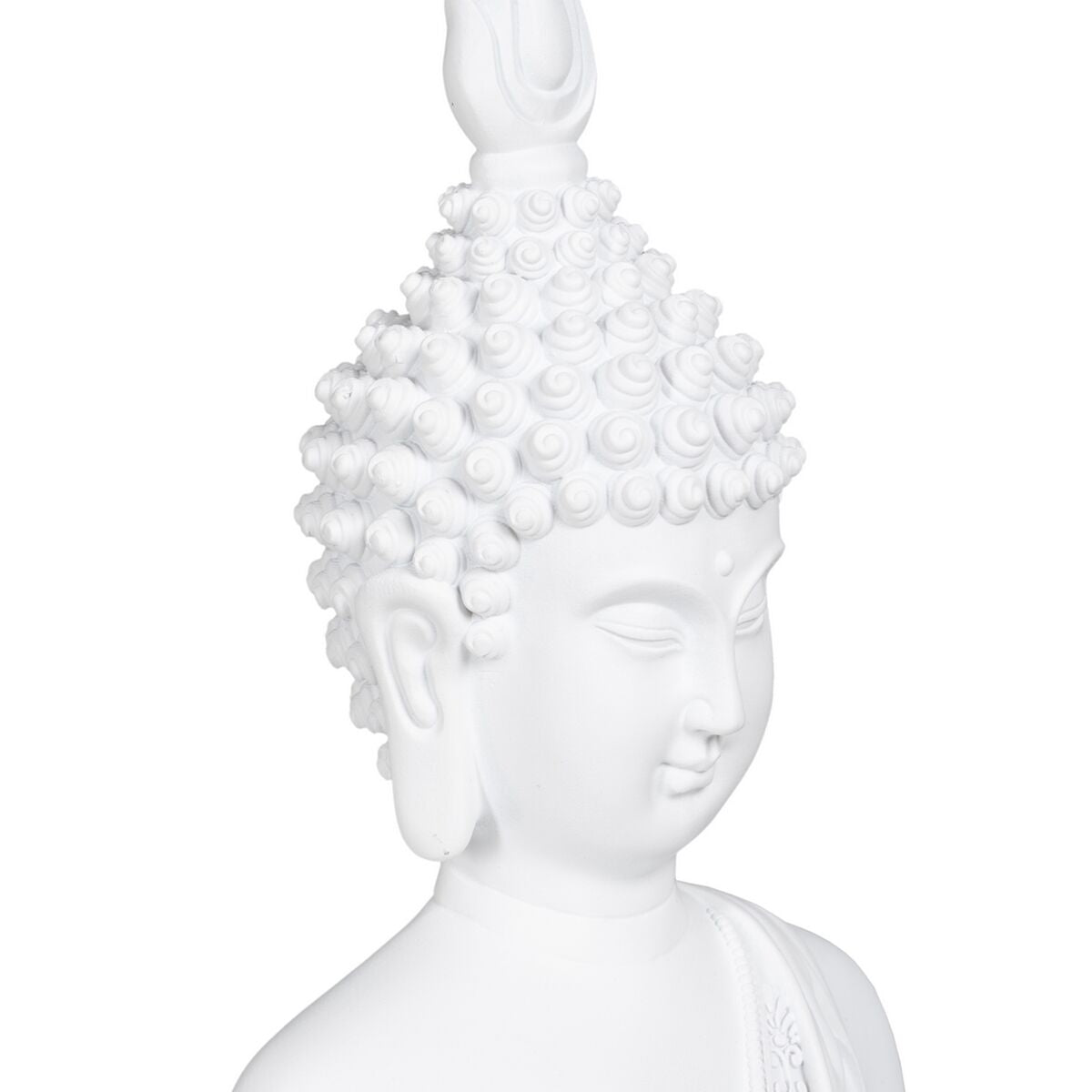 Statua Decorativa Bianco Buddha 19,2 x 12 x 32,5 cm