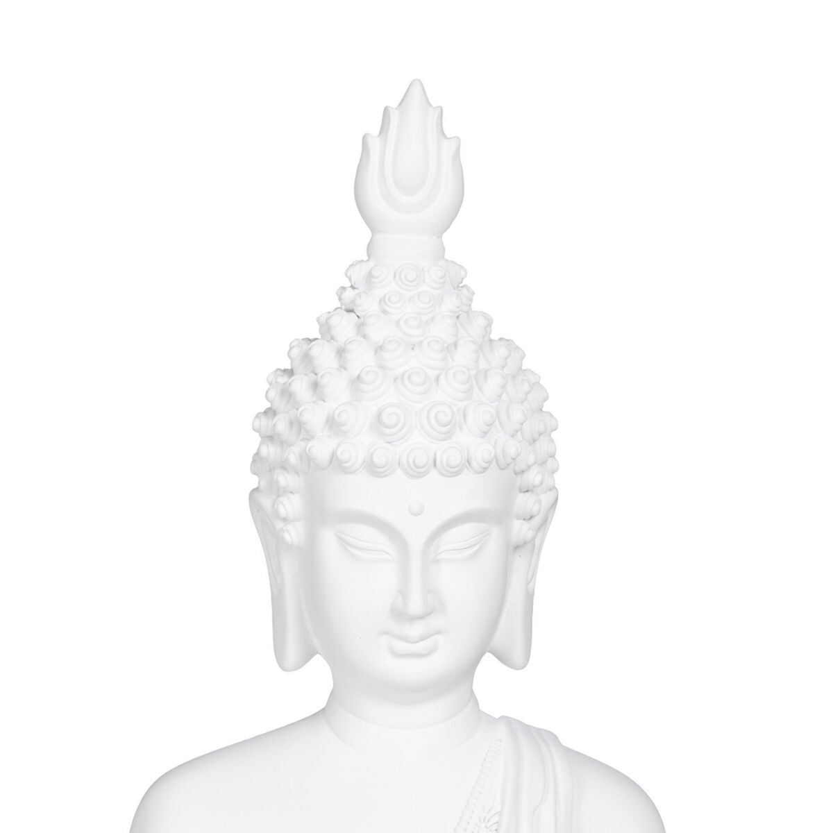 Statua Decorativa Bianco Buddha 24 x 14,2 x 41 cm
