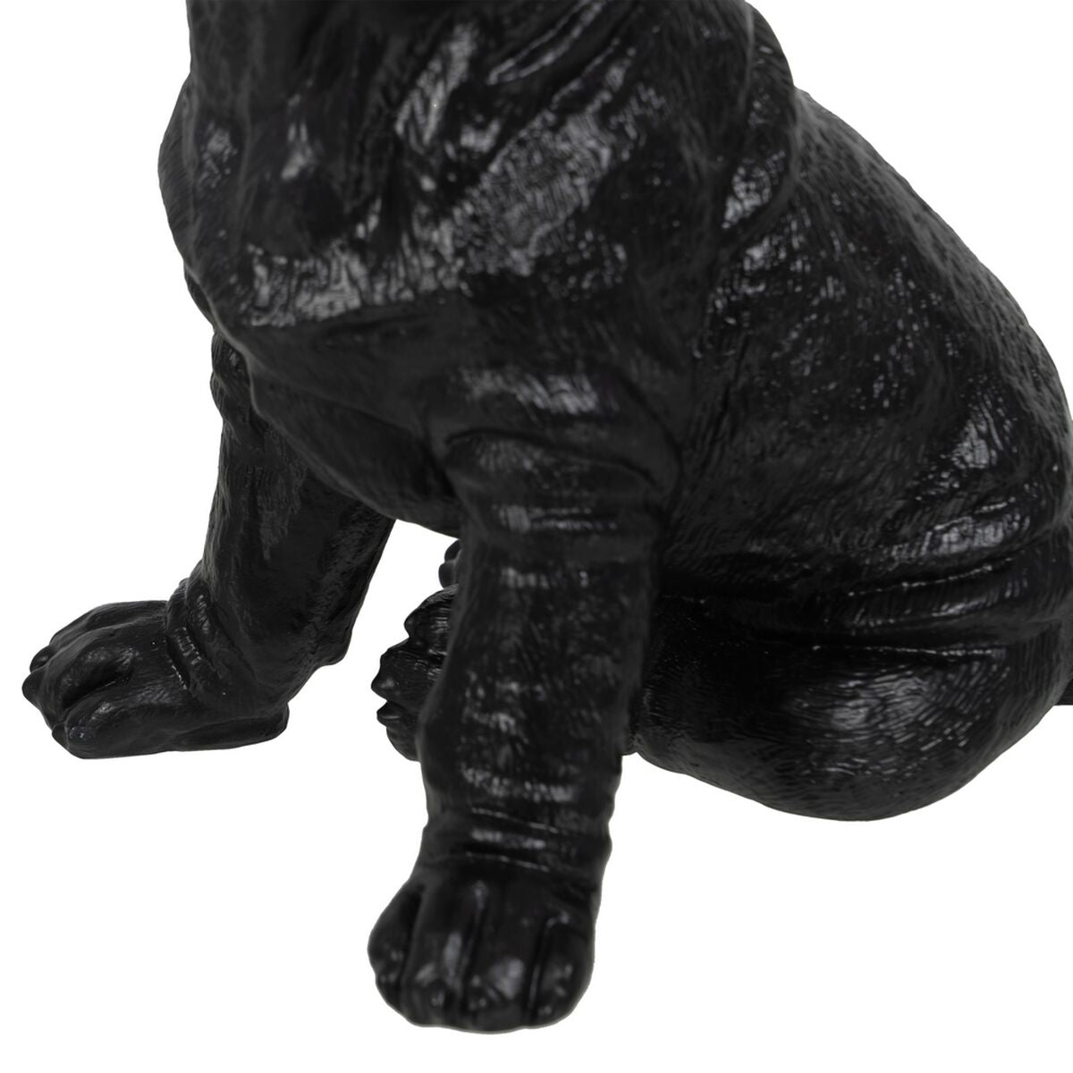 Statua Decorativa Nero Dorato Cane 15,5 x 18,4 x 25,5 cm