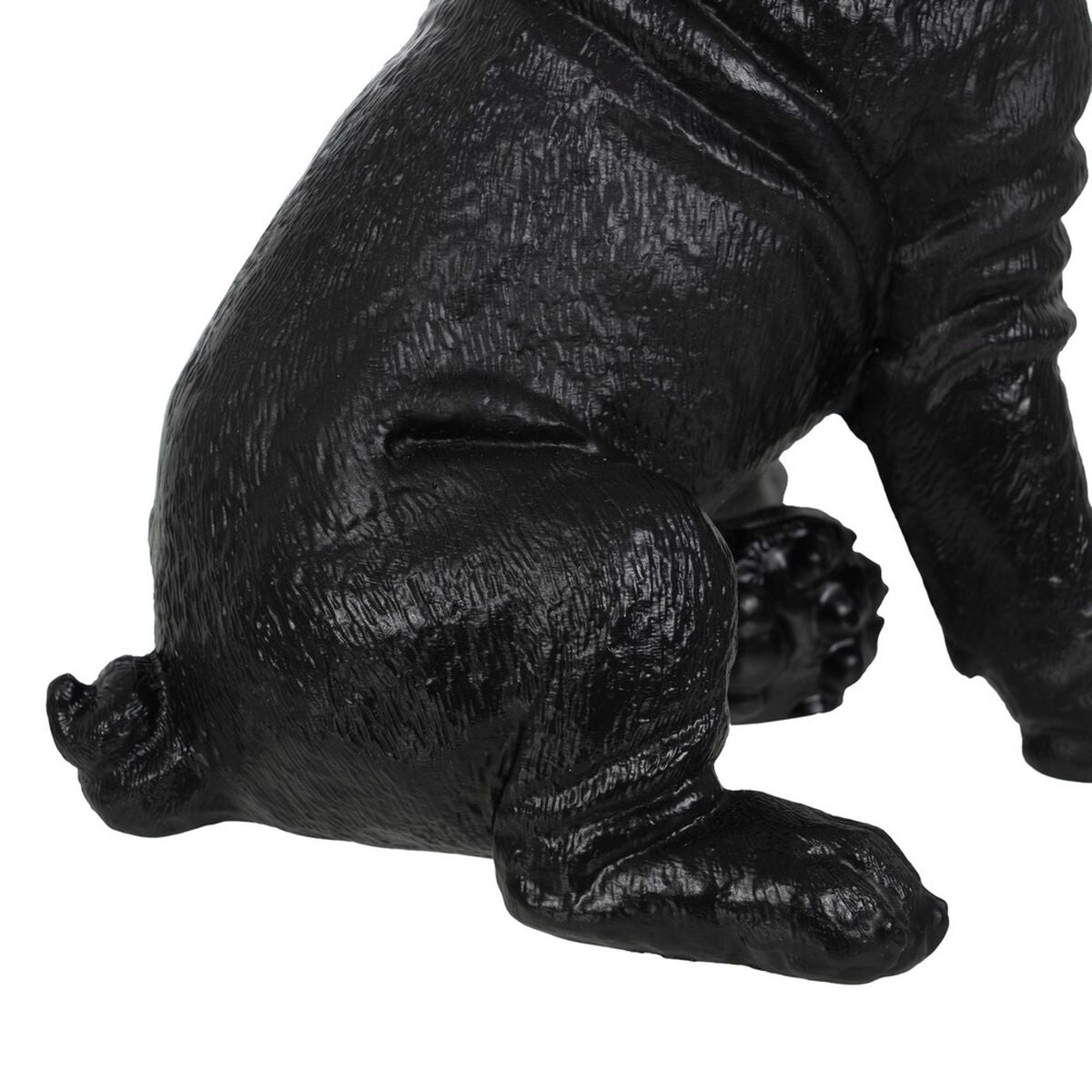 Statua Decorativa Nero Dorato Cane 15,5 x 18,4 x 25,5 cm