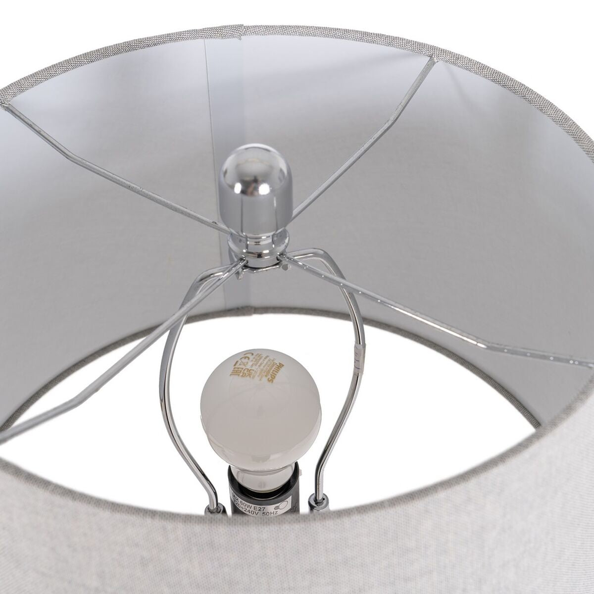 Lampada Argentato 38 x 38 x 70 cm