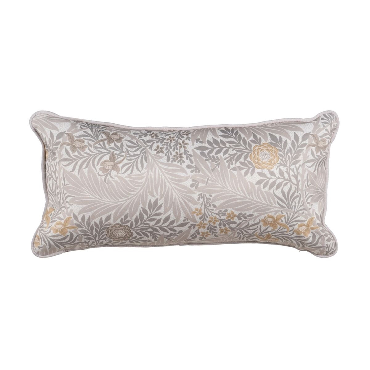 Cuscino Beige Fiori 60 x 30 cm