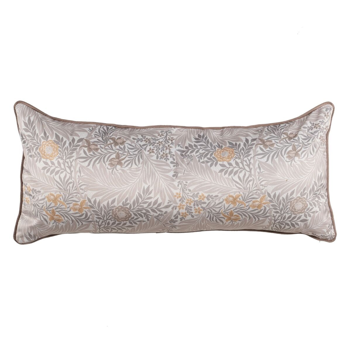 Cuscino Beige Fiori 90 x 40 cm