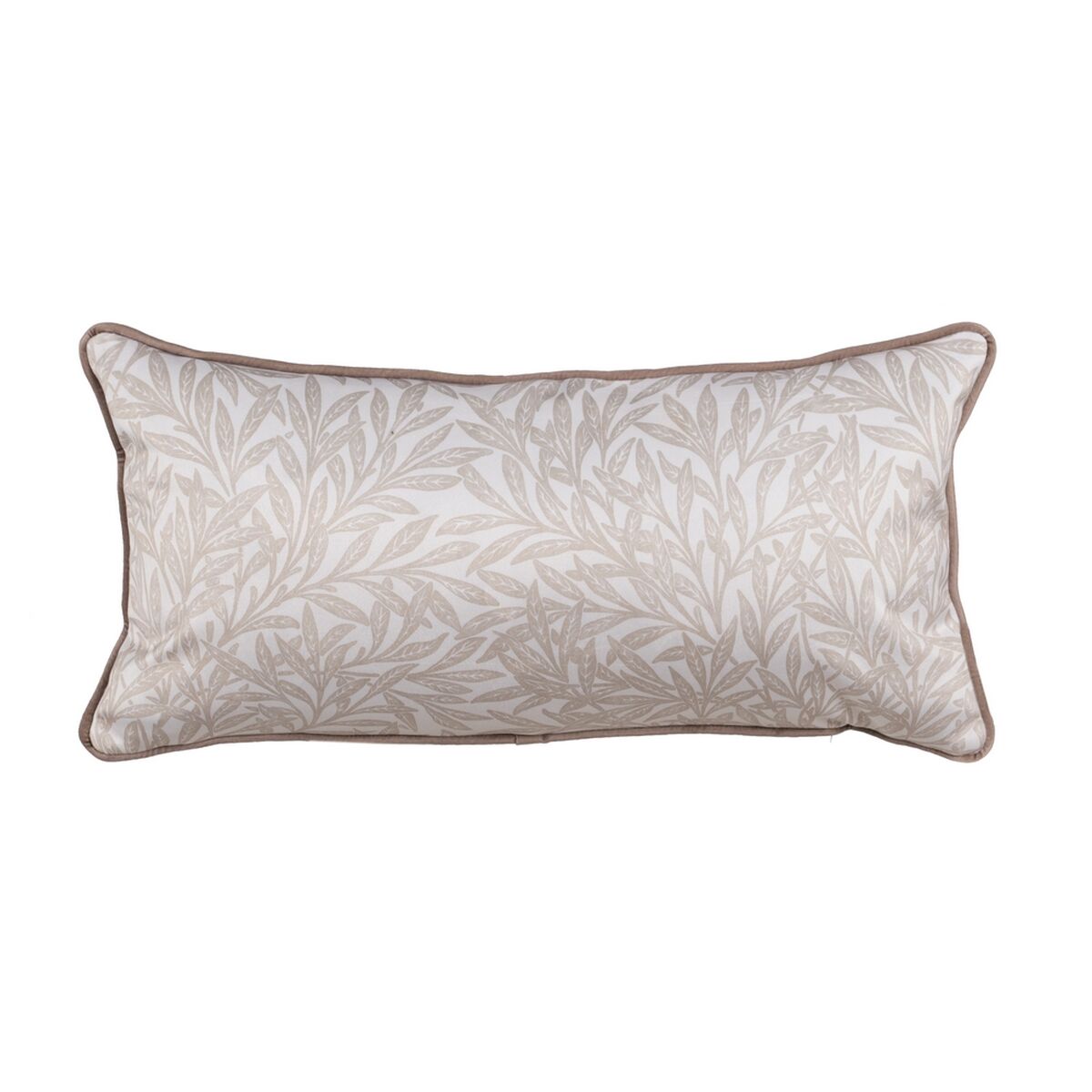 Cuscino Beige Fogli 60 x 30 cm