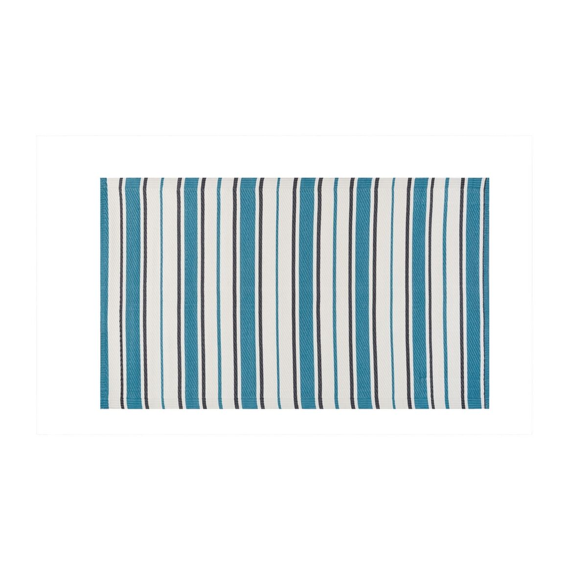 Tappeto per esterni Milos Azzurro polipropilene 90 x 150 cm