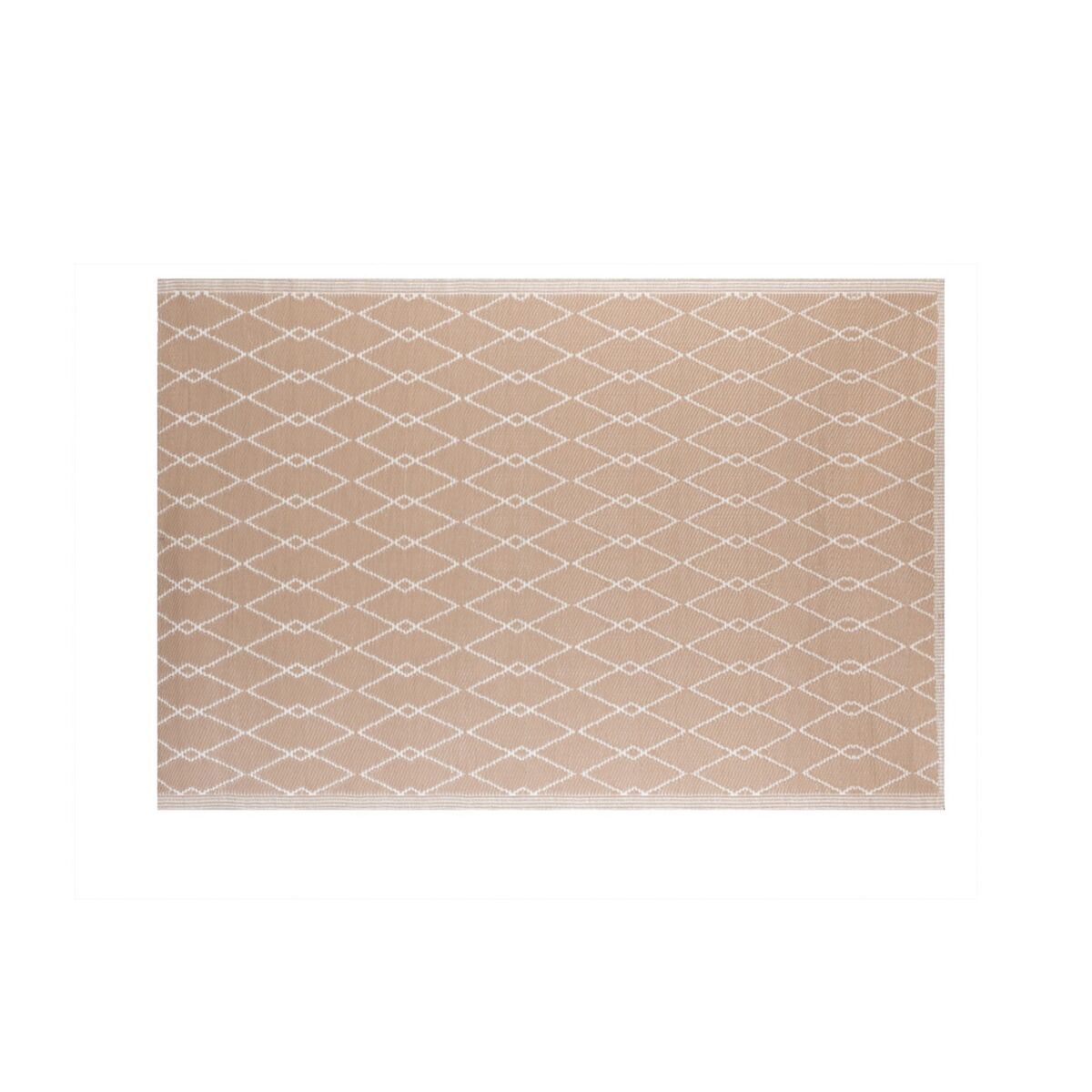 Tappeto per esterni Zante Beige polipropilene 140 x 200 cm