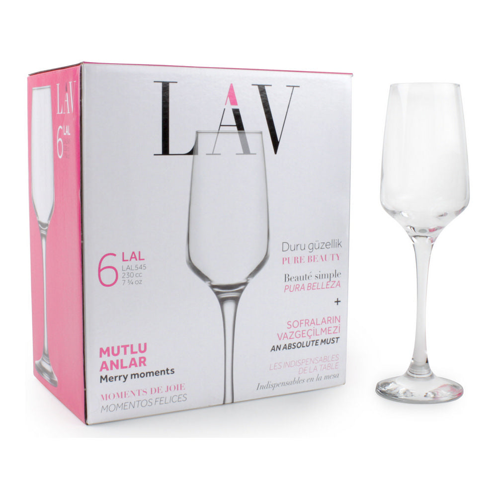 Set di Bicchieri LAV LAL 230 cc (6 pcs)