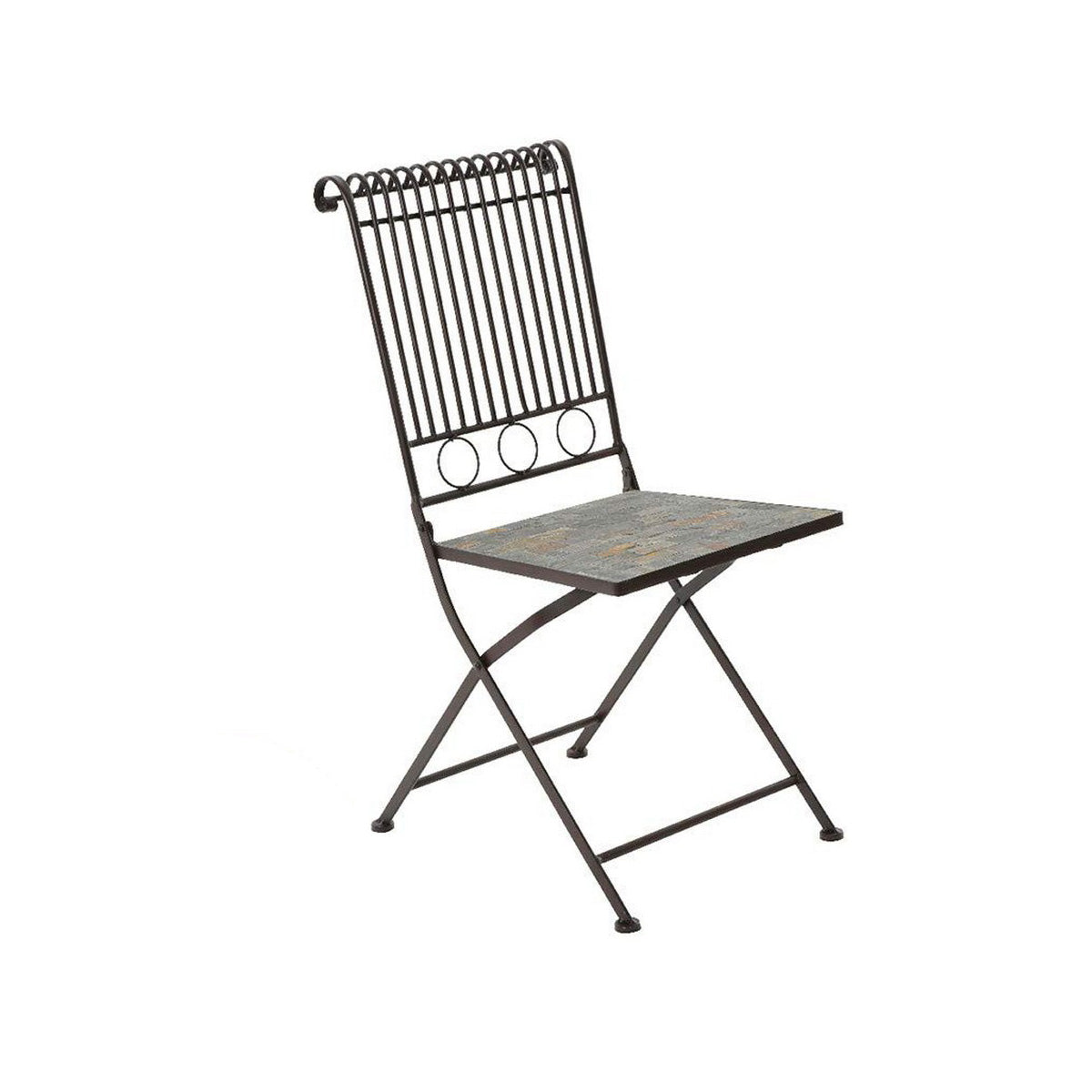 Sedia Pieghevole Kaemingk Stuttgart Marrone (39 x 39 x 9 cm)