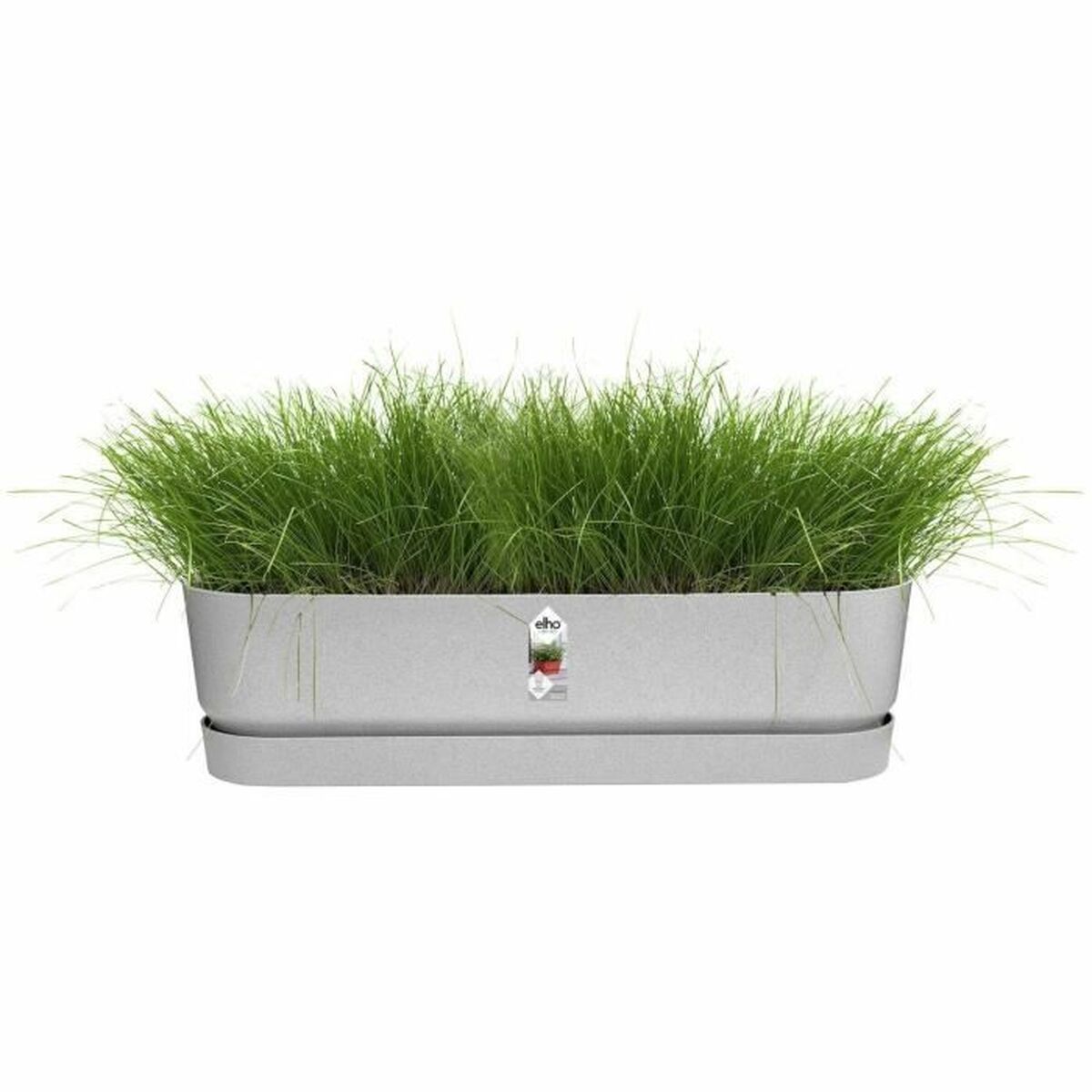 Vaso rettangolare da Balcone Elho   Grigio 70 cm Plastica Ovalada