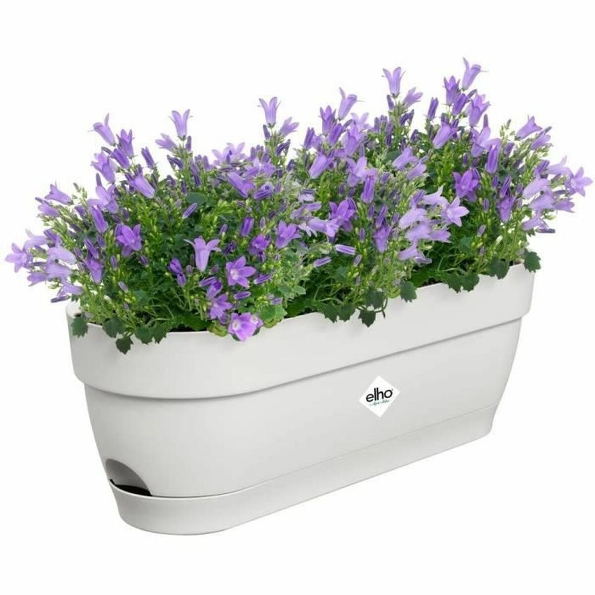 Vaso rettangolare da Balcone Elho   50 cm Bianco Rettangolare Plastica