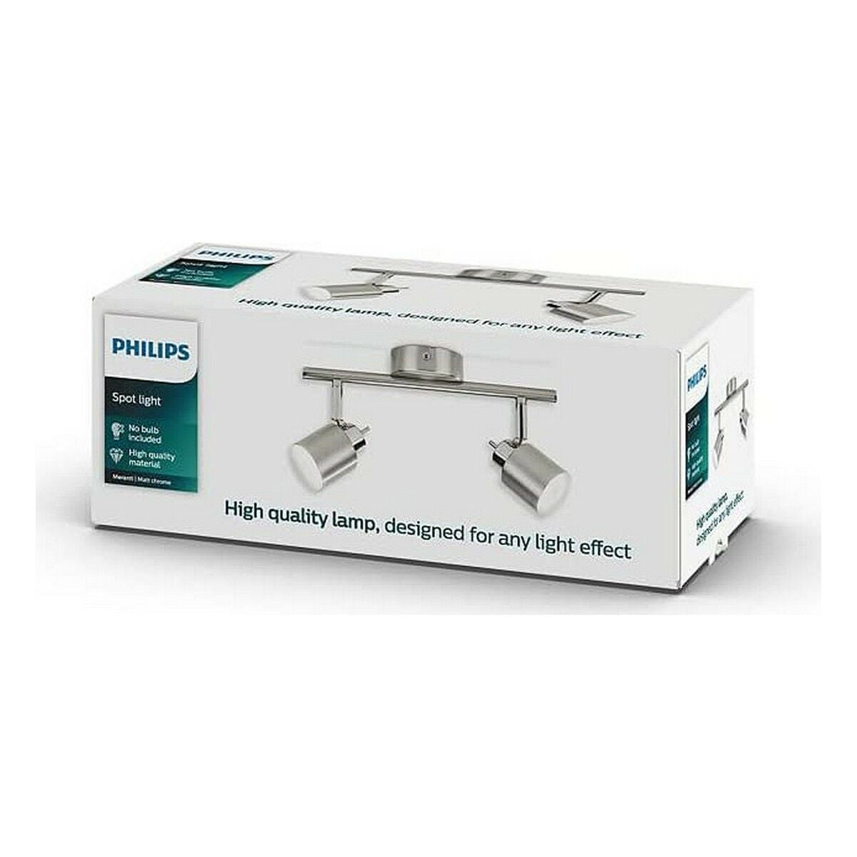 Faretti Philips Meranti 10 x 28,5 x 15,5 cm Argentato Metallo