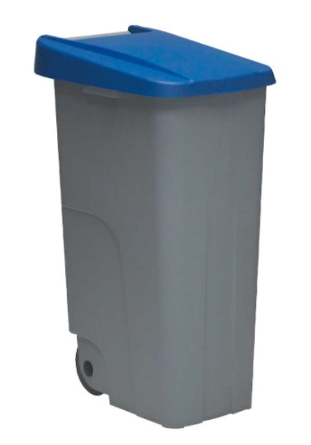 Secchio Spazzatura con Ruote Denox 85 L 42 x 57 x 76 cm Azzurro