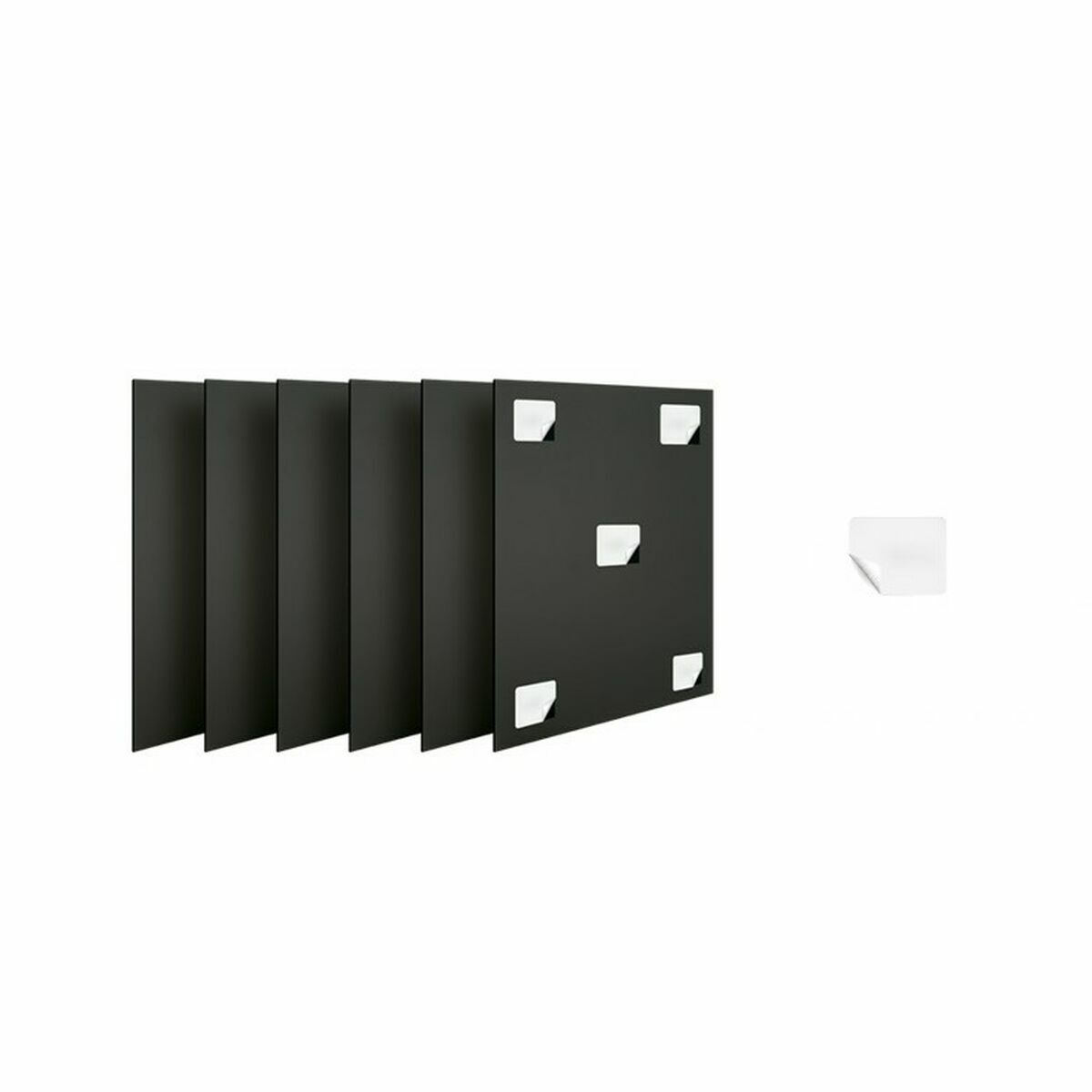 Lavagna Securit Adesivi da parete Set 40 x 40 cm 6 Unità