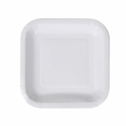 Set di piatti Algon Monouso Bianco Cartone 23 cm (36 Unità)