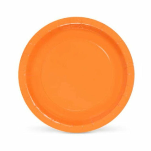 Set di piatti Algon Monouso Cartone Arancio (36 Unità)