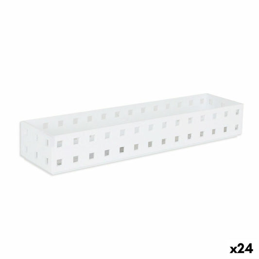 Contenitori per Cassetti Confortime Bianco 27,6 x 6,6 x 4,3 cm (24 Unità)