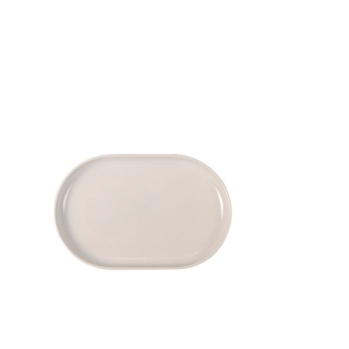 Vassoio per aperitivi La Mediterránea Ivory Ovale 20 x 13 x 2 cm (24 Unità)